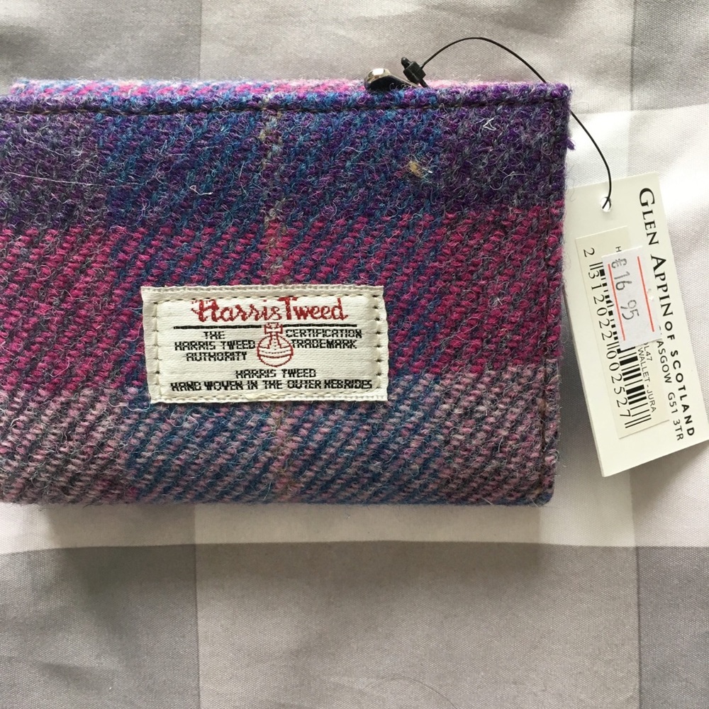 Glen Appin Harris Tweed Wallet from Scotland